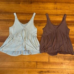 American Eagle babydoll tanks